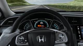 New Honda Civic Road Departure Mitigation (RDM)