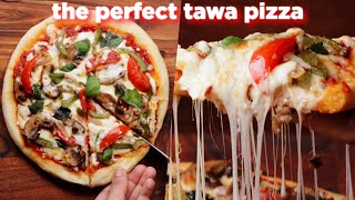 The Perfect Cheesy Tawa Pizza Recipe | No Yeast