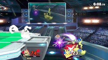 How to edgeguard pikachu (fox edition)
