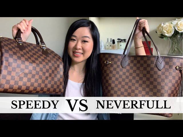 LOUIS VUITTON SPEEDY 35 VS NEVERFULL MM COMPARISON 👜 which of the two  would I recommend?