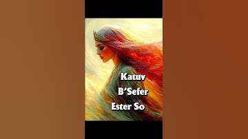 Thumbnail of Hebrew English Messianic Jewish Worship Song for Purim Katuv B’Sefer Written in the Scroll w/ Lyrics