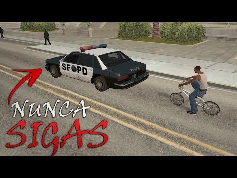 Nunca Sigas a los POLICIAS de GTA San Andreas