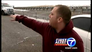 Snow makes for icy commute