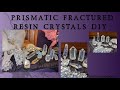 💜 Holo Fractured Effect Resin Crystals DIY 💜 Spooky Season 2020 video 2 💜