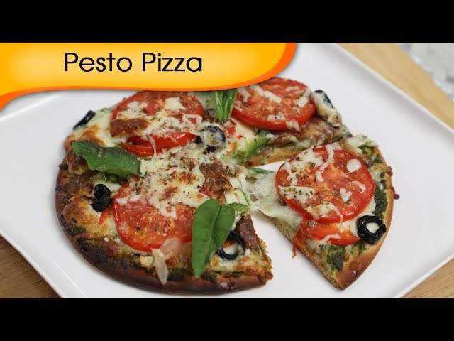 How To Make Pizza At Home - Pesto Pizza  | Ruchi Bharani | Rajshri Food