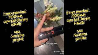 70000 Mah Tranyoo Powerbank Super Fast Charging 65w
