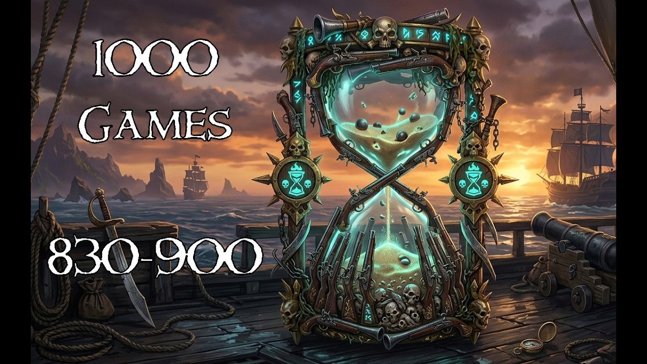 Sea Of Thieves 1000 Hour Glass Games! Part 12