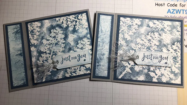 Book  Binding Fun Fold Card with Amazing Silhouett...