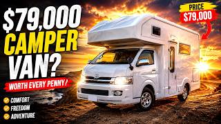 This $79K Toyota Camper Van Seats 8, Has Bunk Beds & A Toilet! 🚐