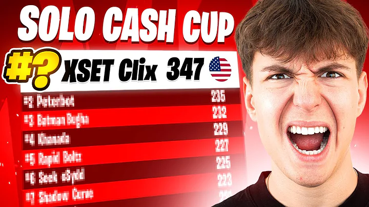 Clix's FIRST Solo Cash Cup of Chapter 7 🏆