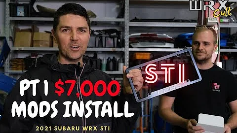 2021 Subaru WRX STi Spec R- Install of $7,000 worth of aftermarket mods Part 1 (6)