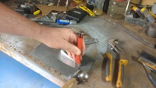 Part 46 'How I made a wheel arch repair patch using hand tools'