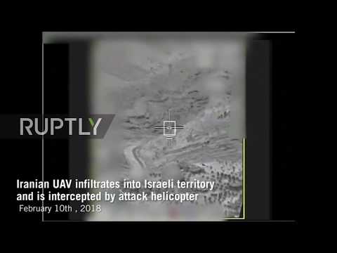 Israel: Footage of intercepted Iranian drone released by IDF