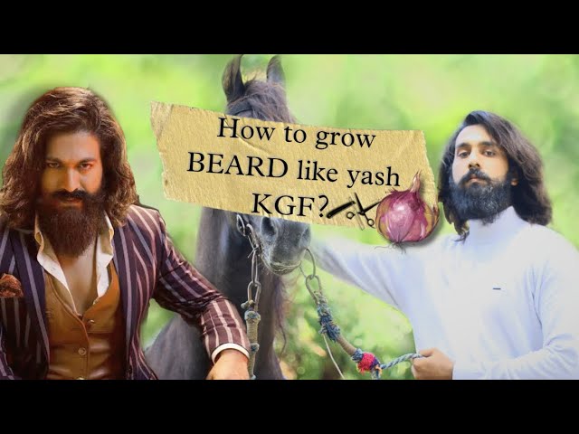 KGF beard and hairstyle | Beard model, Mens hairstyles with beard, Hair and  beard styles