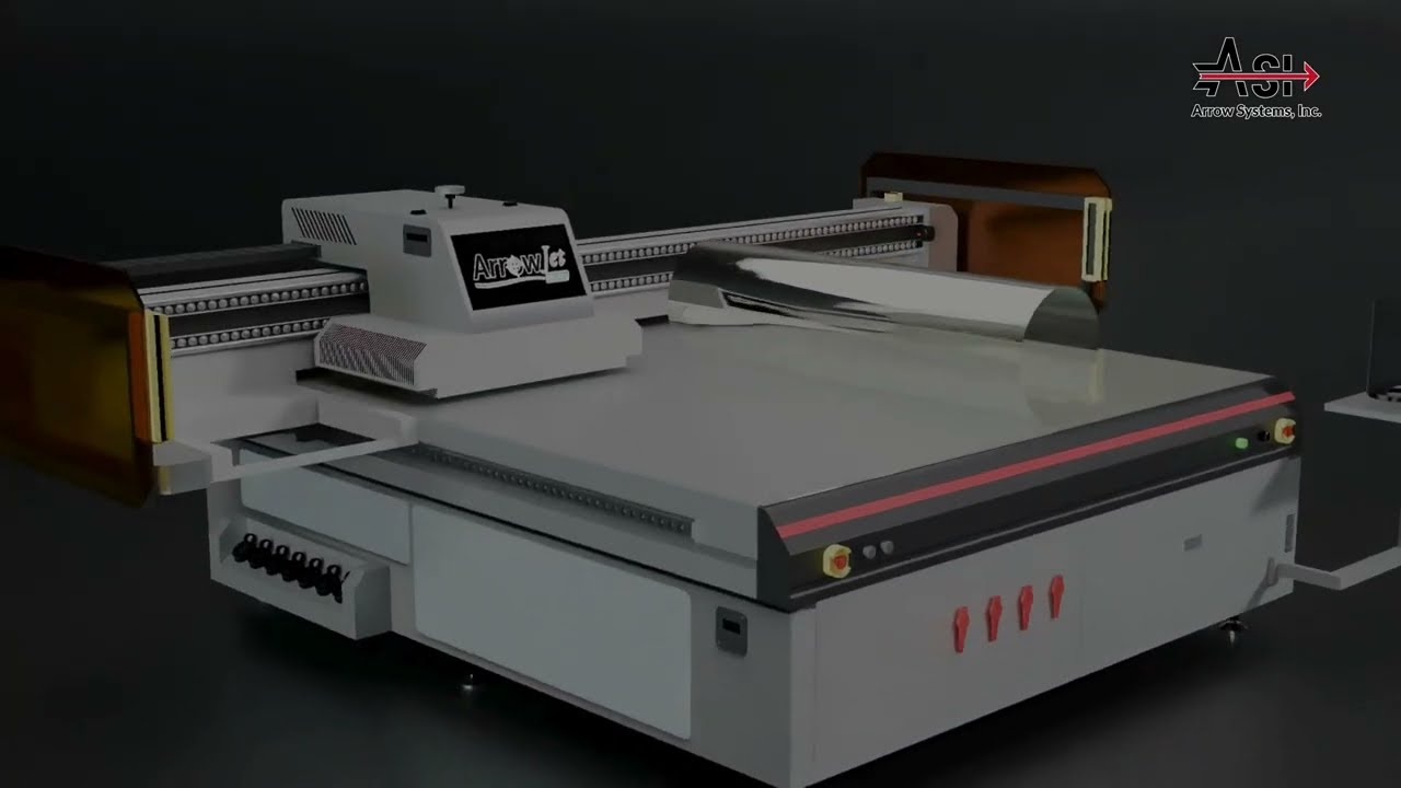 ArrowJet MTS Industrial UV LED Printer for Membrane Switch & Overlay Graphics