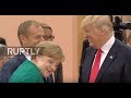 Germany: Trump and Merkel work the room ahead of migration meeting at G20