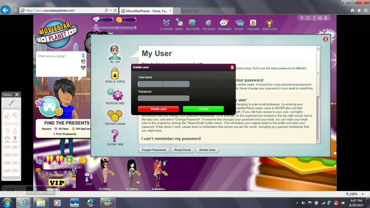 How to delete your "Movie Star account YouTube