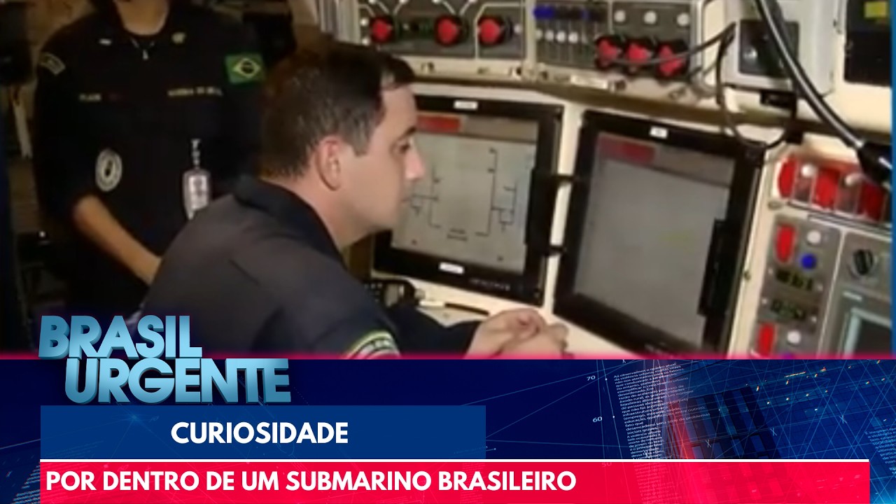 Veja como é um submarino brasileiro por dentro | Brasil Urgente