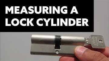 Klevio Support: Measuring a lock cylinder