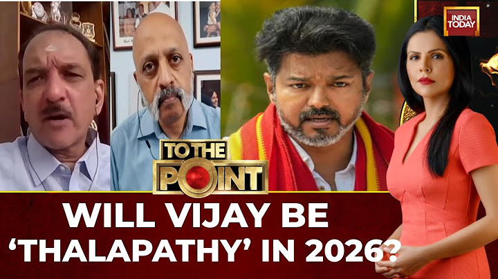 Actor Vijay's CM Ambitions Shake Up Tamil Nadu Political Landscape | To The Point