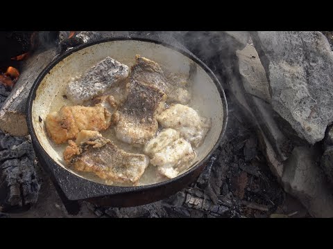 Видео: Рыбалка, кухня у таёжной речки. Якутия.