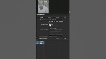 ตั้งtimeline แนวตั้ง/แนวนอนในโปรเจ้คเดียวกัน #davinciresolve #colourgrading #videoediting