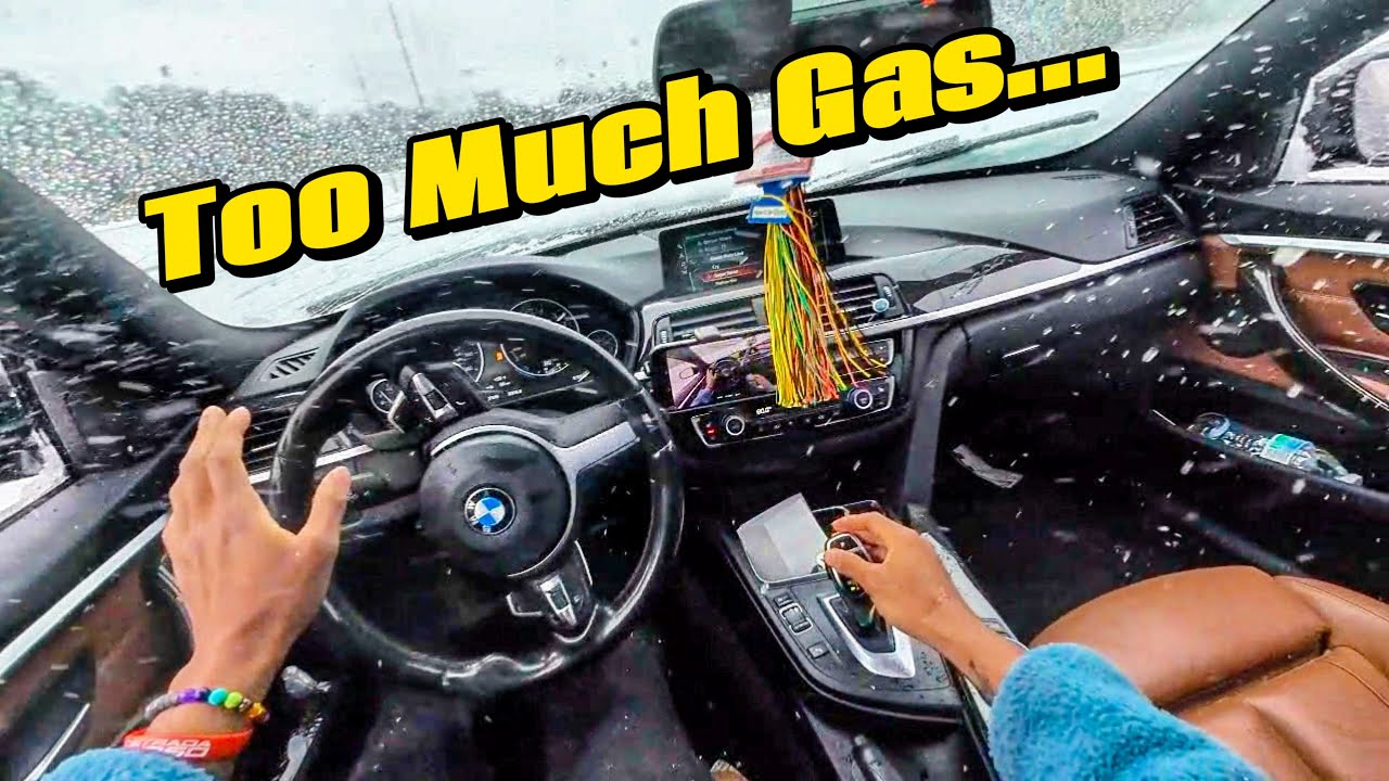 DRIVING MY BMW 440i IN THE SNOW! *GONE WRONG* - YouTube