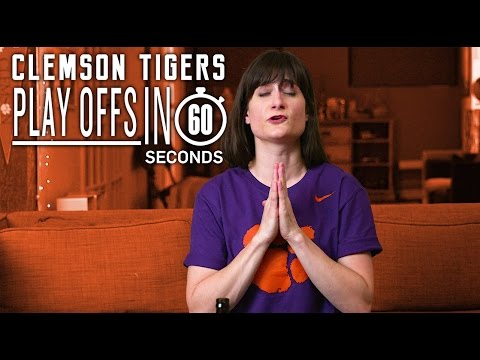 Clemson Tigers Fans | College Football Playoffs in 60 Seconds
