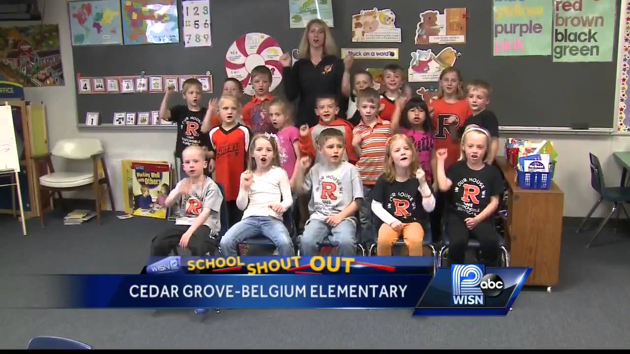 5 21 Shout Out Cedar Grove Belgium Elementary School YouTube