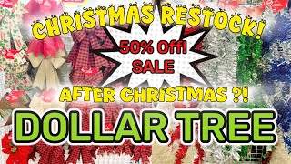 🤯WHAT? CHRISTMAS RESTOCK AFTER CHRISTMAS SALE @ DOLLAR TREE! 🎄