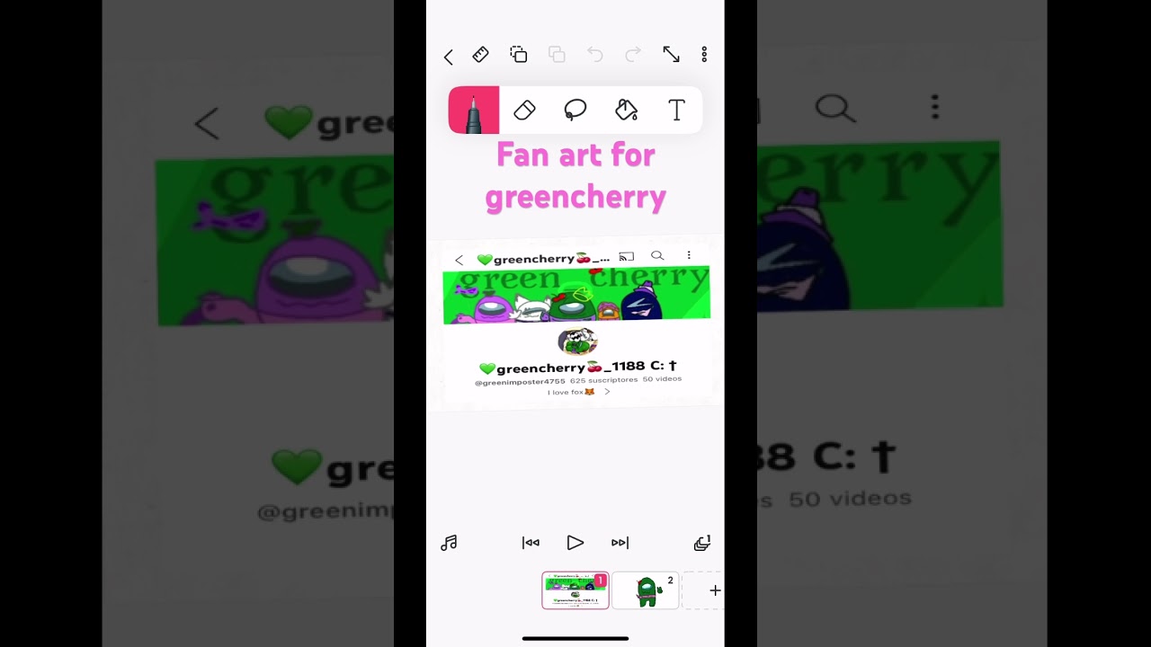 Fan art for greencherry 