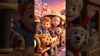 🌈 Two Kids Explore a Magical Candy World! #ai #aivideo #viralvideo #3danimation