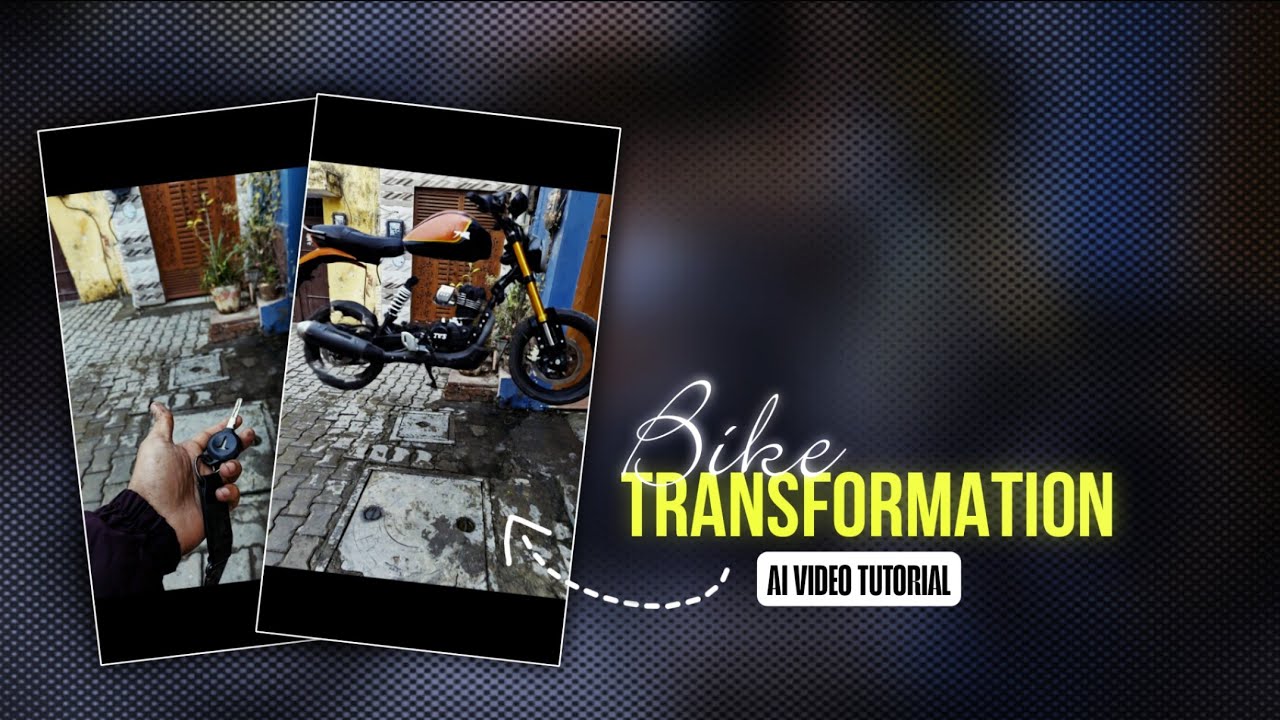 Treading Key Into Bike Transformation Tutorial | Maddy Editz