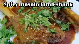 Spicy Masala Lamb shank /sedap tak terkata
