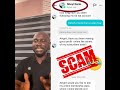 SC@M ALERT TO ALL FOLLOWERS OF SHEYI DAIRO