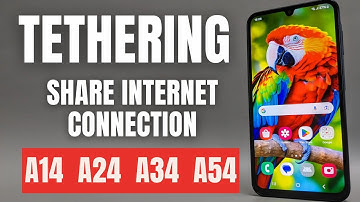 How to Share Internet Data Connection to PC / Laptop USB Tethering - Samsung Galaxy A14 A24 A34 A54
