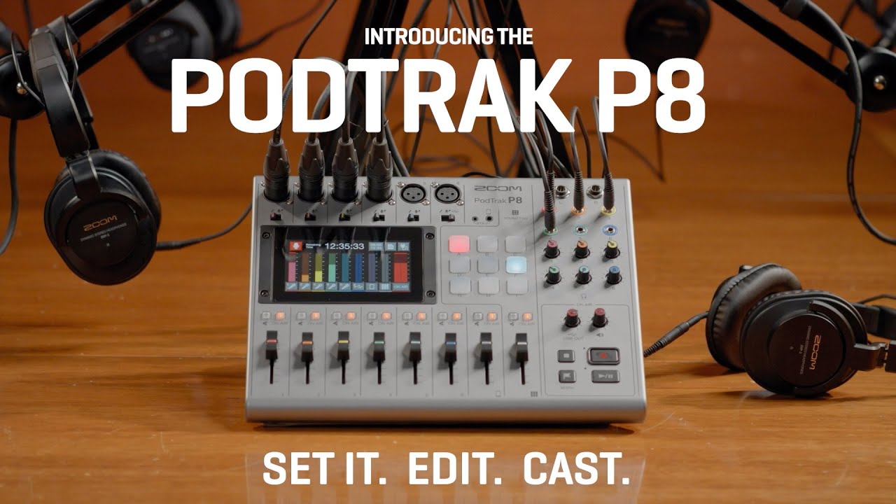 Zoom PodTrak P8 Introduction Video - YouTube