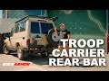 Troop Carrier Rear Bar Wheel Carrier (Suits 75/78 Series Landcruiser)