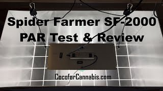 Spider Farmer SF 2000 PAR Test & Review