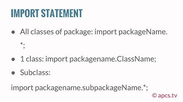 Lecture 12 - Importing Packages and Java Program Basics