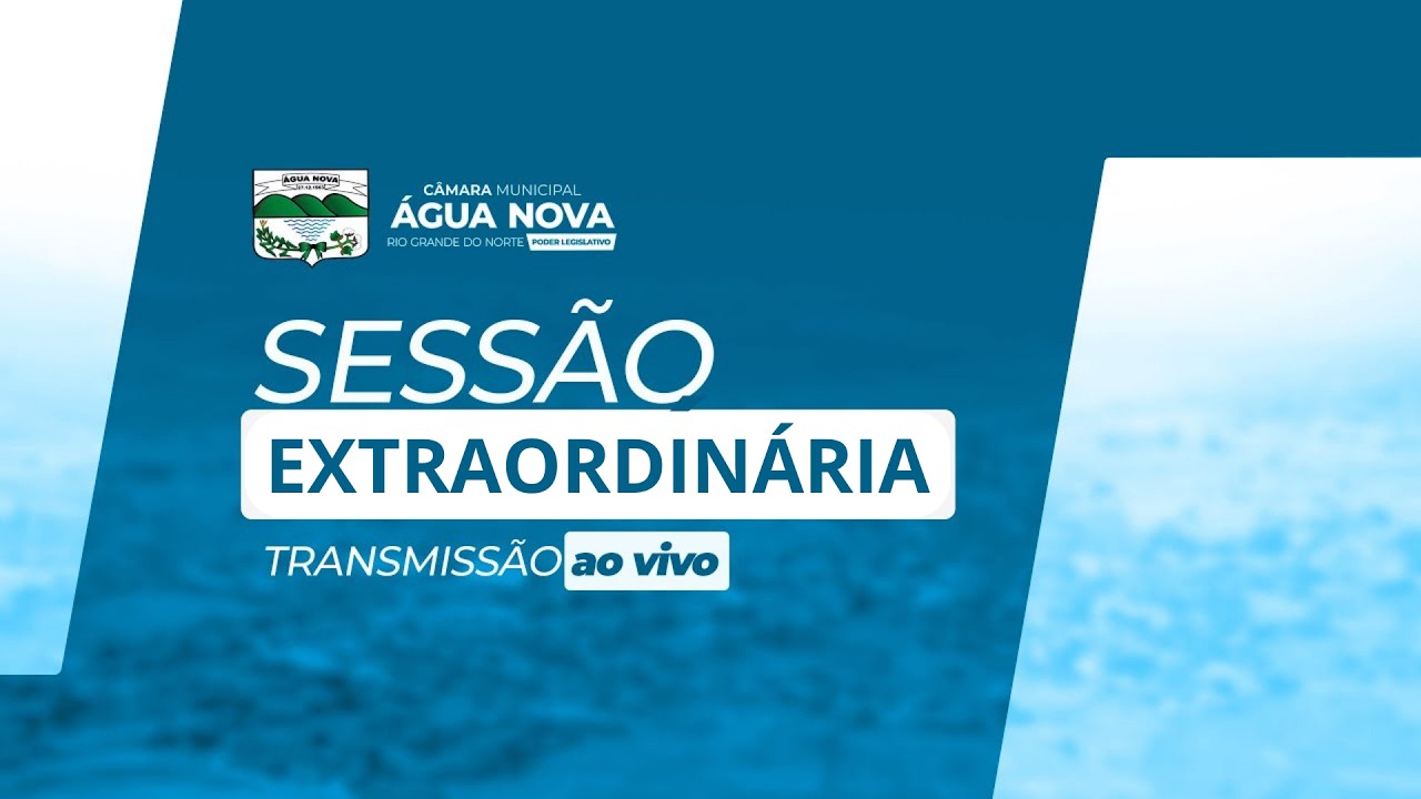 TRANSMISSÃO DA 1ª SESSÃO EXTRAORDINÁRIA 1º PERÍODO LEGISLATIVO DO BIÊNIO 2025/2026