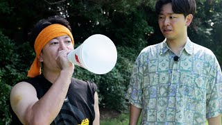 野良でファウルボールの注意喚起するやつ