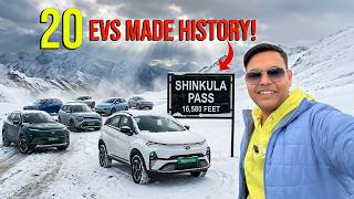 India’s Craziest EV Road Trip | Delhi to Shinkula Top | Harsh Explorer