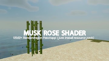 Musk Rose LITE Shader For MCPE (Render Dragon Shader 1.19.60+)