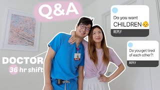 Relationship Q&A on a 36 HR SHIFT 📟 | life unfiltered