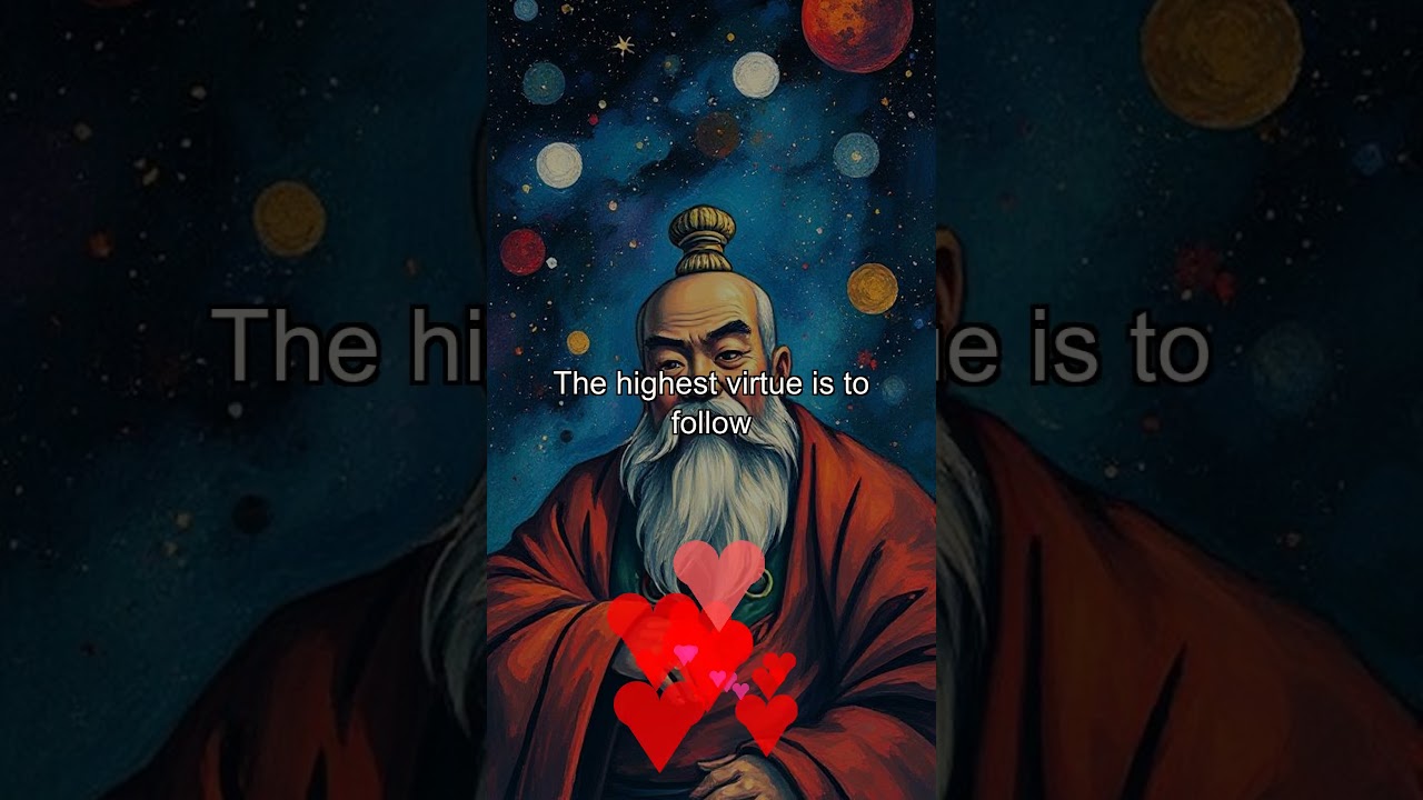 The highest virtue is to follow Tao and only Tao
