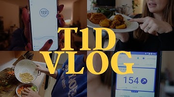t1d VLOG: Correcting with Omnipod 5 + navigating a stressful day with stubborn blood sugars