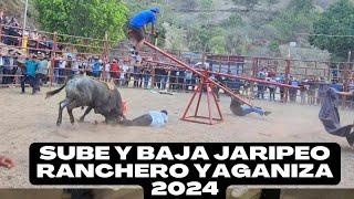 JUEGO JAMAS VISTO SUBE Y BAJA EN JARIPEO RANCHERO DESDE EN LAS ALBERCAS DE YAGANIZA 2024