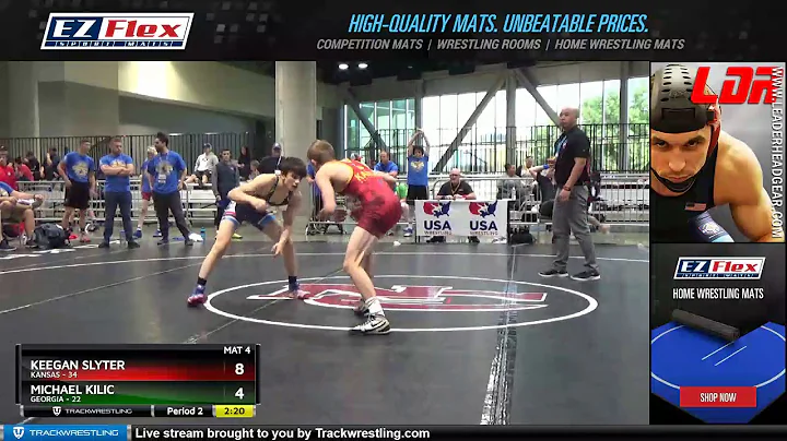 Mat 4 120 Keegan Slyter Kansas Vs Michael Kilic Ge...