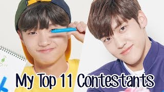 My Top 11 Contestants on Produce X 101 (as of Episode 5)